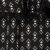 CAPITOLLIUM - VESTIDO ESTAMPADO OMBRO A OMBRO COM BABADO - PRETO