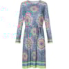 CAPITOLLIUM - VESTIDO MALHA ESTAMPA MANDALA - VERDE
