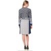 CAPITOLLIUM - VESTIDO MIDI MALHA ESTAMPA GRÁFICA - P&B