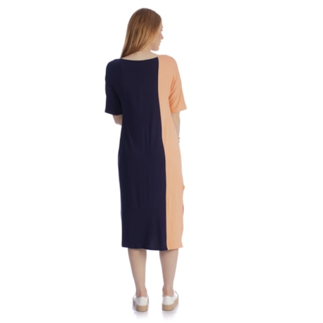 CAPITOLLIUM - VESTIDO MIDI TUNISIA BICOLOR CAPITOLLIUM - VESTIDO MIDI TUNISIA BICOLOR