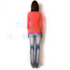 CARDIGAN TINTURADO DET.SILICONE - VERDE
