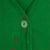 CARDIGAN TINTURADO DET.SILICONE - VERDE