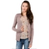 CARDIGAN TRICOT BÁSICO PUCCINI DECOTE V - KHAKI CARDIGAN TRICOT BÁSICO PUCCINI DECOTE V - KHAKI