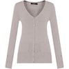 CARDIGAN TRICOT DUNFRIES - CINZA