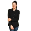 CASACO 3/4 DETALHE PESPONTO GOLA ESPORTE  - PELETERIA CORDEIRO - PRETO CASACO 3/4 DETALHE PESPONTO GOLA ESPORTE  - PELETERIA CORDEIRO - PRETO
