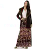 CASACO AMBICIONE TRICOT GOLA PELE FAKE - MARROM CASACO AMBICIONE TRICOT GOLA PELE FAKE - MARROM