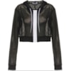 CASACO CROPPED WALK TRENDY  COM CAPUZ WT MANGA LONGA - MARINHO CASACO CROPPED WALK TRENDY  COM CAPUZ WT MANGA LONGA - MARINHO