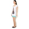 CHARI - BLUSA MALHA LONGA SILK MENINA TRANÇA - BRANCO CHARI - BLUSA MALHA LONGA SILK MENINA TRANÇA - BRANCO