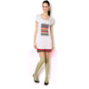 CHARI - BLUSA MALHA LONGA SILK PAINEL TRIANGULO - BRANCO CHARI - BLUSA MALHA LONGA SILK PAINEL TRIANGULO - BRANCO