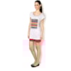 CHARI - BLUSA MALHA LONGA SILK PAINEL TRIANGULO - BRANCO CHARI - BLUSA MALHA LONGA SILK PAINEL TRIANGULO - BRANCO
