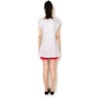 CHARI - BLUSA MALHA LONGA SILK PAINEL TRIANGULO - BRANCO CHARI - BLUSA MALHA LONGA SILK PAINEL TRIANGULO - BRANCO