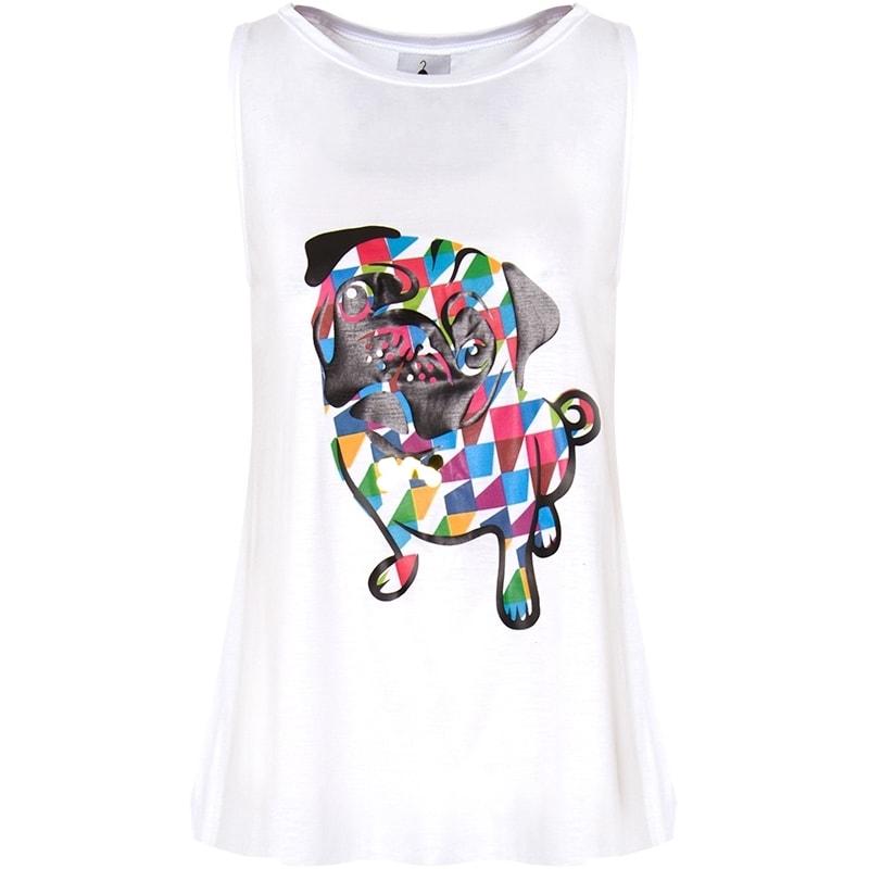 CHARI - REGATA MALHA A SILK PUG - BRANCO CHARI - REGATA MALHA A SILK PUG - BRANCO