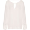 CHOLET - BLUSA BÁSICA DETALHE METAL DECOTE - OFF WHITE