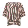 CHOLET - BLUSA EST. ZEBRA DETALHE TORCIDO - ESTAMPADO CHOLET - BLUSA EST. ZEBRA DETALHE TORCIDO - ESTAMPADO