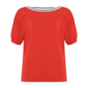CHOLET - BLUSA MALHA MANGA CASULO LARANJA CHOLET - BLUSA MALHA MANGA CASULO LARANJA