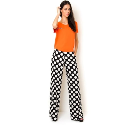 CHOLET - BLUSA T - LARANJA