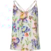 CHOLET - REGATA CREPE FLORAL DECOTE STRAPPY - OFF WHITE
