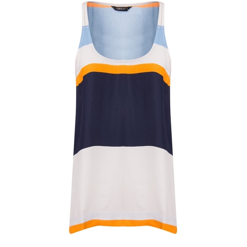 CHOLET - REGATA LISTRAS COLOR NAVY - MARINHO