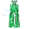 CHOLET - VESTIDO CURTO CREPE EST. CACTO - VERDE
