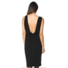 CHOLET - VESTIDO JERSEY BUSTO PREGAS - PRETO