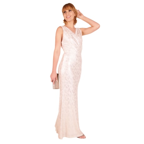 CHOLET - VESTIDO LONGO DE MALHA CANELADO CHOLET - VESTIDO LONGO DE MALHA CANELADO