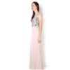 CHOLET - VESTIDO LONGO PAETE C/ CINTO DE PEDRAS - BEGE CHOLET - VESTIDO LONGO PAETE C/ CINTO DE PEDRAS - BEGE