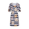 CHOLET- Vestido Manguinha Estampa Argolas com cinto CHOLET- Vestido Manguinha Estampa Argolas com cinto