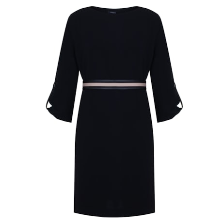 CHOLET - VESTIDO SOLTINHO BICOLOR C/ FAIXA PRETO CHOLET - VESTIDO SOLTINHO BICOLOR C/ FAIXA PRETO