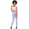 CHOPPER - CALÇA JEANS COLOR CINTURA ALTA COM LYCRA - AZUL CLARO CHOPPER - CALÇA JEANS COLOR CINTURA ALTA COM LYCRA - AZUL CLARO