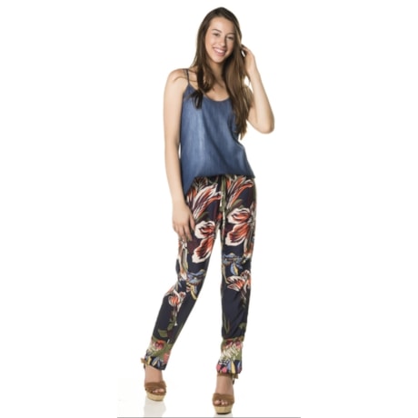 CHOPPER - REGATA JEANS COM BOLSO - JEANS CHOPPER - REGATA JEANS COM BOLSO - JEANS
