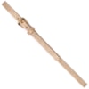 CINTO COURO FORRADO STRASS ESTREITO - DOURADO