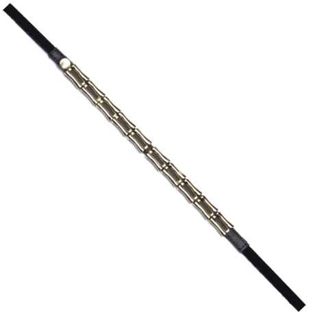 CINTO ELÁTICO CAPITOLLIUM FIVELA VAZADA  DOURADO - PRETO