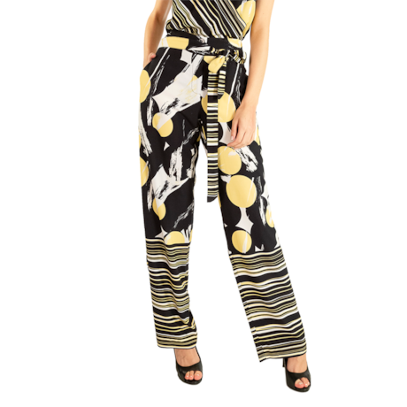 CLEO AIDAR - CALÇA ESTAMPADA CIRCULOS CLEO AIDAR - CALÇA ESTAMPADA CIRCULOS