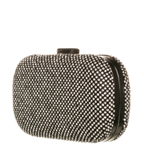 CLUTCH CAPITOLLIUM BORDAS ARREDONDADAS STRASS - CHUMBO