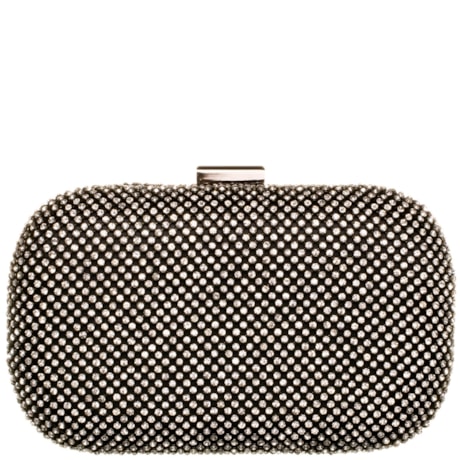 CLUTCH CAPITOLLIUM BORDAS ARREDONDADAS STRASS - CHUMBO