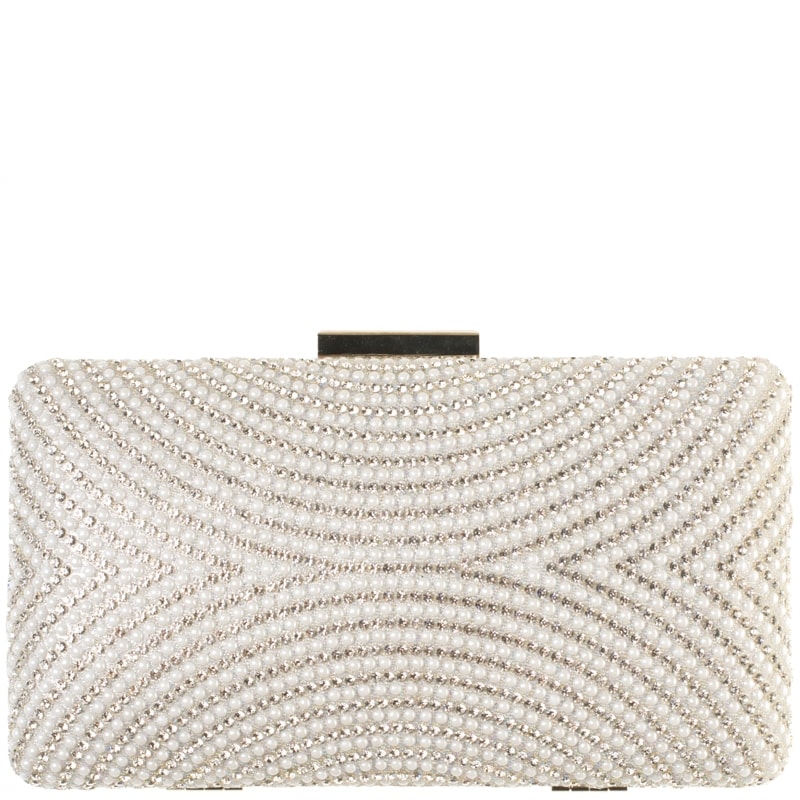 CLUTCH CAPITOLLIUM MALHA STRASS - PRATA