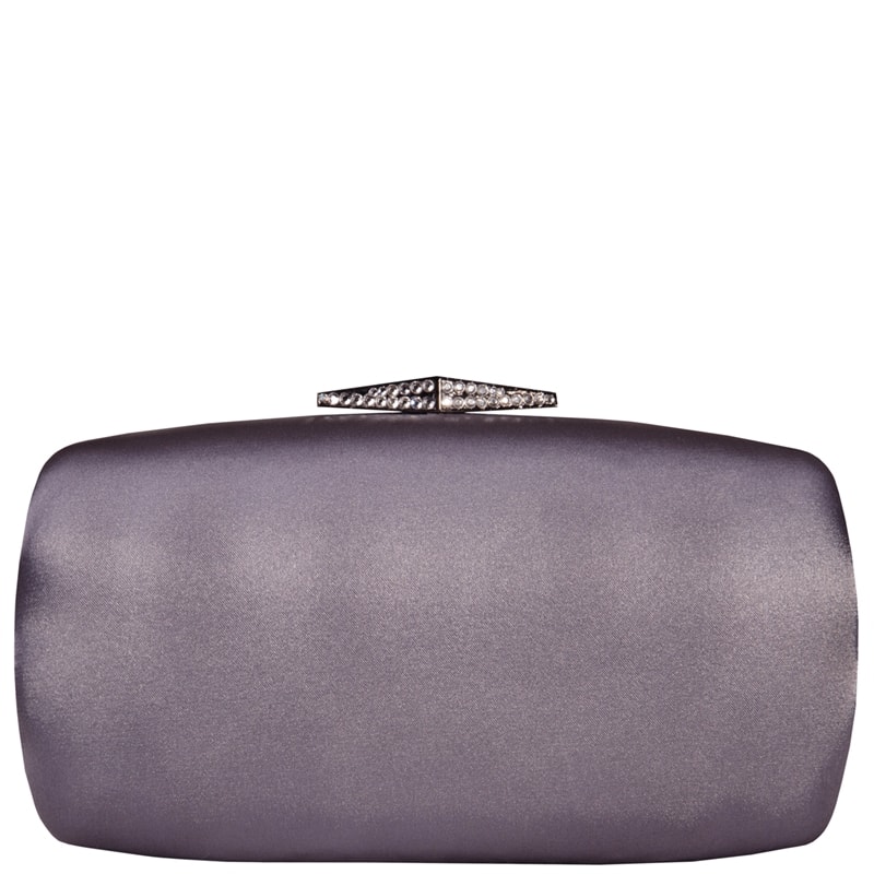 CLUTCH CETIM FECHO LOSANGO - PRATA VELHA CLUTCH CETIM FECHO LOSANGO - PRATA VELHA