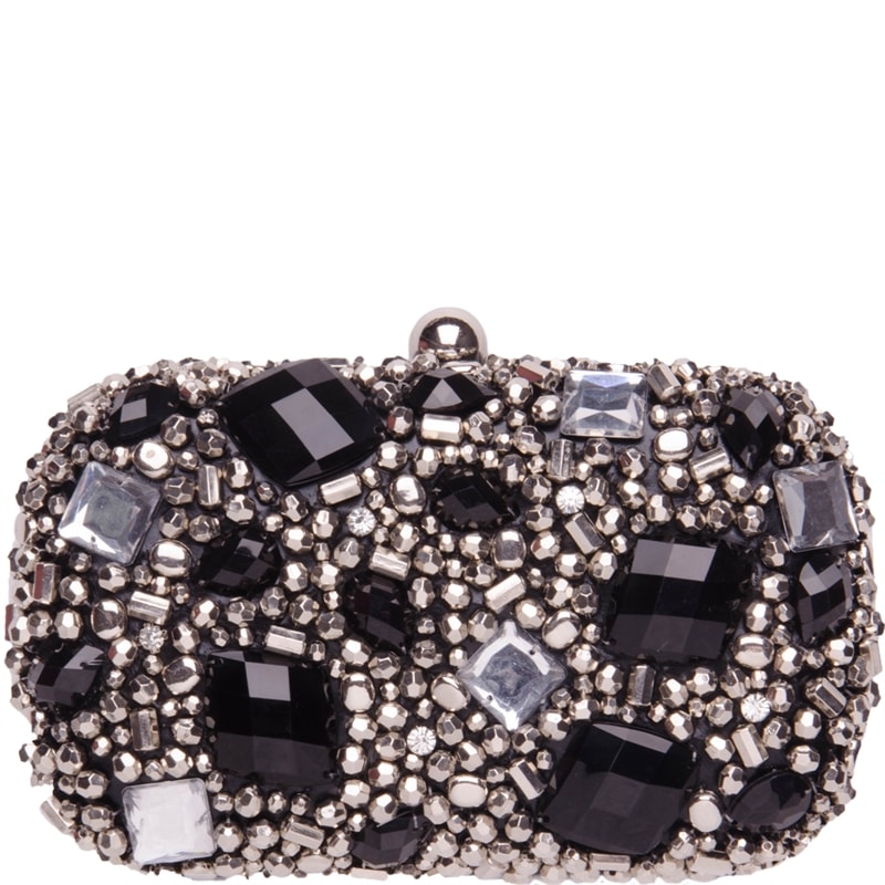 CLUTCH DIAMOND - PRETO