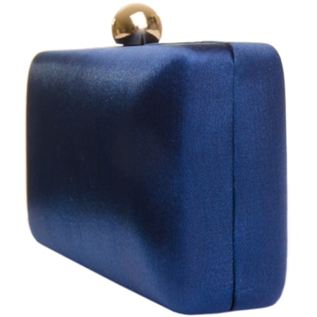 CLUTCH EM CETIM COM FECHO EM BOLA LEGEND - AZUL