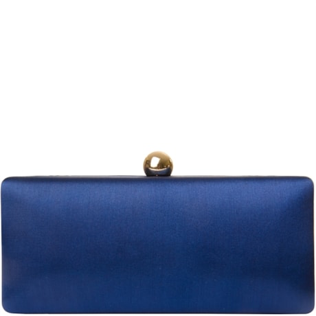 CLUTCH EM CETIM COM FECHO EM BOLA LEGEND - AZUL