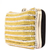 CLUTCH FRENTE CORRENTES /VERSO LUREX - DOURADO