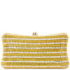 CLUTCH FRENTE CORRENTES /VERSO LUREX - DOURADO