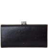 CLUTCH FRENTE PASTILHA ESPELHO C/ STRASS - PRETO