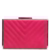 CLUTCH MAXI  DONNA BRASIL RETANGULAR COURO FAKE FECHO METAL - FÚCSIA CLUTCH MAXI  DONNA BRASIL RETANGULAR COURO FAKE FECHO METAL - FÚCSIA