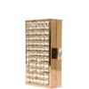 CLUTCH METAL/ CRISTAIS RETANGULAR PEQUENA - DOURADO