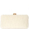 CLUTCH PÉROLA ONDAS - OFF WHITE