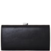 CLUTCH RETANGULAR CETIM LISA FRENTE STRASS - PRATA