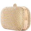 CLUTCH RETANGULAR STRASS FECHO COM STRASS - DOURADO