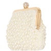CLUTCH SAQUINHO PÉROLAS IRREGULARES - OFF WHITE