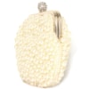 CLUTCH TIPO SAQUINHO PÉROLAS IRREGULARES - OFF WHITE